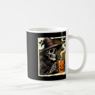 Halloween Skeleton Hot Cocoa Dead Inside Spooky Se Coffee Mug