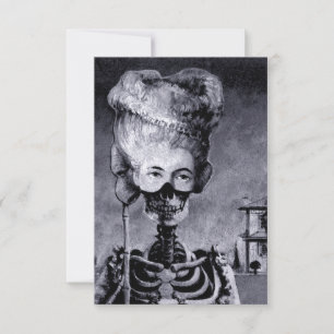 Halloween Skeleton Invite