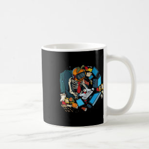 Halloween Skeleton Jack O Lantern Gamer Boys  Coffee Mug