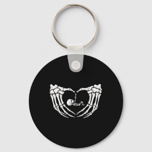 Halloween Skeleton Key Ring