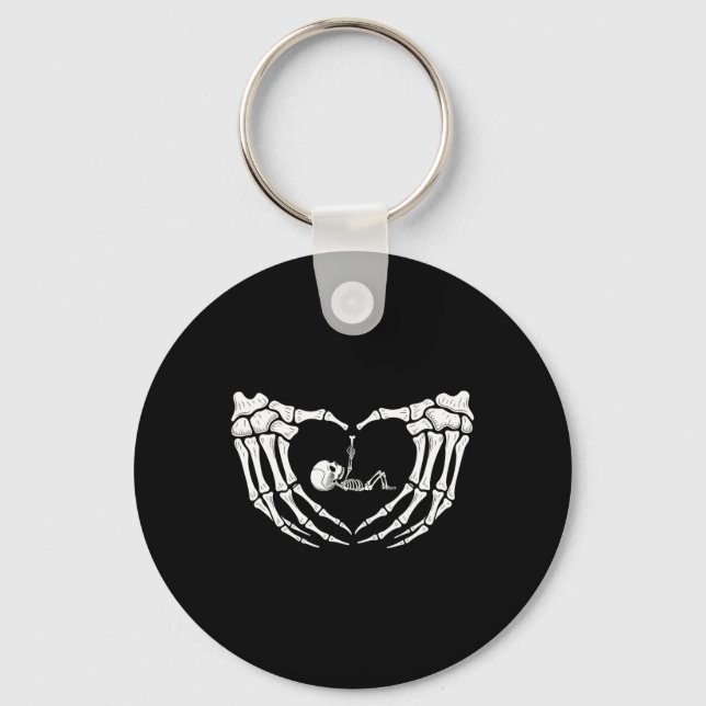 Halloween Skeleton  Key Ring (Front)