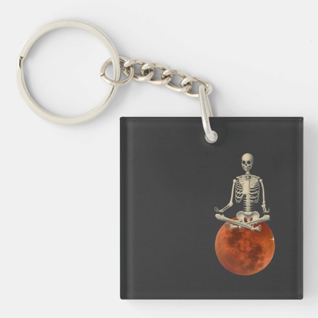HALLOWEEN SKELETON KEY RING (Front)