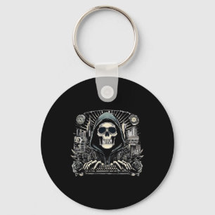 Halloween Skeleton Keyboard Key Ring