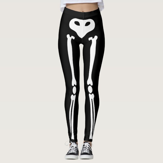 Halloween Skeleton Leggings (Front)
