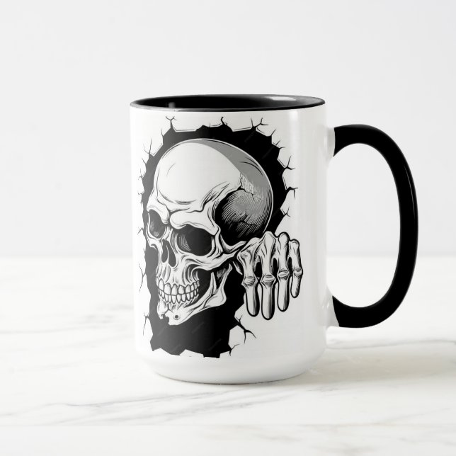 Halloween Skeleton Mug (Right)
