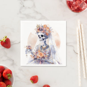 Halloween Skeleton Paper Napkins