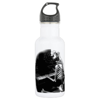 Halloween Skeleton Playing Spooky Piano! 532 Ml Water Bottle