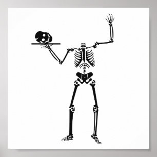 Halloween Skeleton Poster