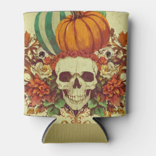 Halloween/skeleton/pumpkin/fall Cooler