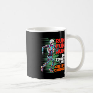 Halloween Skeleton Runner Creepy Cardio Jogger Spo Coffee Mug