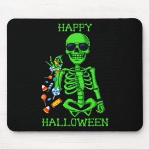 Halloween Skeleton Salting Candy Fun 1 Mouse Pad