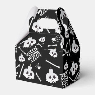Halloween Skeleton Skull Bones Halloween Party Favour Box