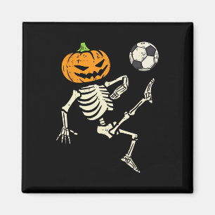 Halloween Skeleton Soccer Football Costume Boy Kid Magnet