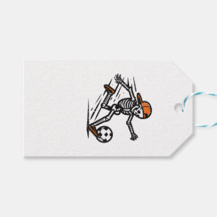 Halloween Skeleton Soccer Football Costume Men Gift Tags