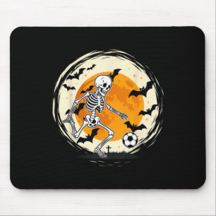 Halloween Skeleton Soccer Funny Footll Costume Men Mouse Pad