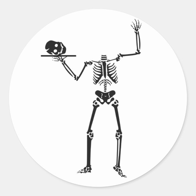 Halloween Skeleton Stickers (Front)