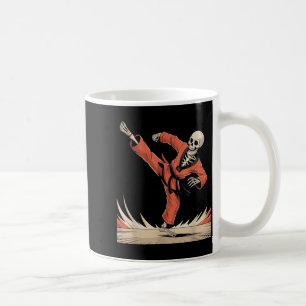 Halloween Skeleton Taekwondo Kick Funny Toddler Coffee Mug