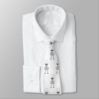 Halloween skeleton tie,  tie