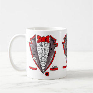 Halloween Skeleton Tuxedo Costume Gift Performance Coffee Mug