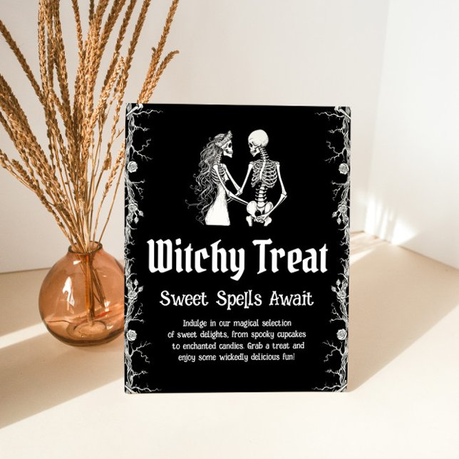 Halloween Skeleton Witchy Treat Sweets Sign   (Creator Uploaded)