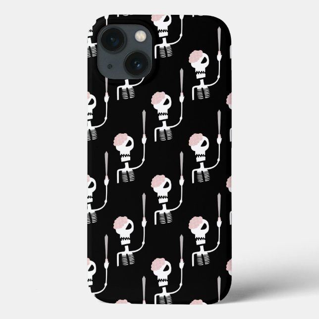 Halloween skeleton with a sword  Case-Mate iPhone case (Back)