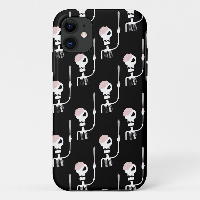 Halloween skeleton with a sword  Case-Mate iPhone case (Back)