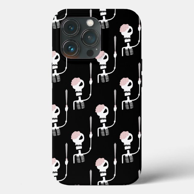 Halloween skeleton with a sword  Case-Mate iPhone case (Back)