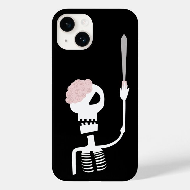 Halloween skeleton with a sword  Case-Mate iPhone case (Back)