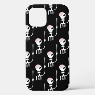 Halloween skeleton with a sword iPhone 12 case