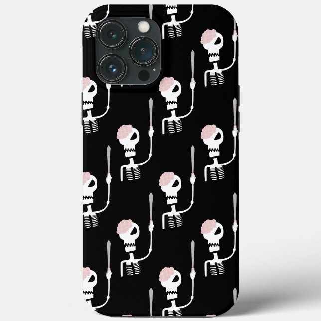 Halloween skeleton with a sword  Case-Mate iPhone case (Back)