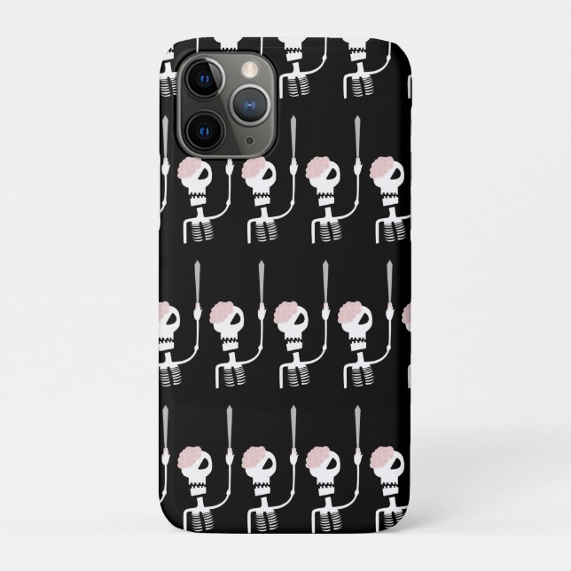 Halloween skeleton with a sword  Case-Mate iPhone case (Back)