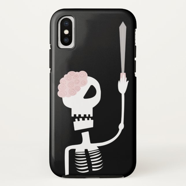 Halloween skeleton with a sword  Case-Mate iPhone case (Back)