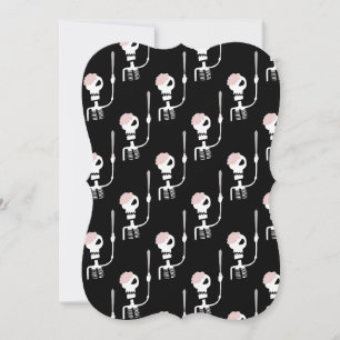 Halloween Skeleton with Sword Card