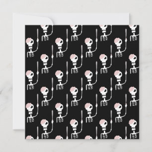 Halloween Skeleton with Sword Card