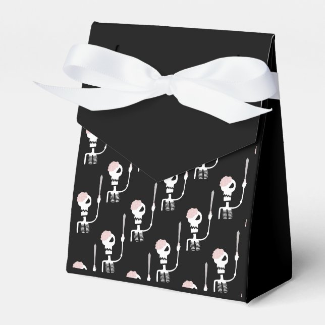 Halloween Skeleton with Sword Favour Box (Front Side)