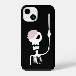 Halloween Skeleton with Sword iPhone 14 Case