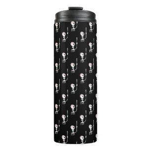 Halloween Skeleton with Sword Thermal Tumbler
