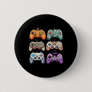 Halloween Skeleton Zombie Gaming Controllers Mummy 6 Cm Round Badge