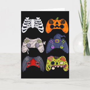 Halloween Skeleton Zombie Gaming Controllers Mummy Card