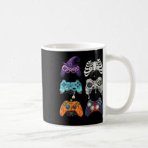 Halloween Skeleton Zombie Gaming Controllers Mummy Coffee Mug