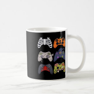 Halloween Skeleton Zombie Gaming Controllers Mummy Coffee Mug