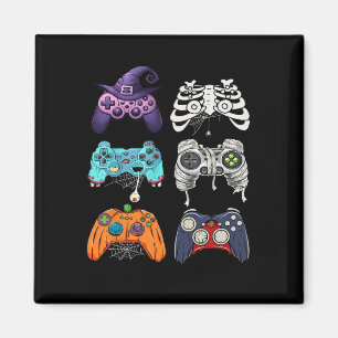 Halloween Skeleton Zombie Gaming Controllers Mummy Magnet