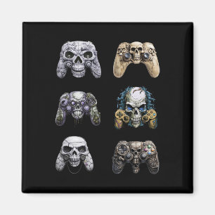Halloween Skeleton Zombie Gaming Controllers Mummy Magnet