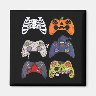 Halloween Skeleton Zombie Gaming Controllers Mummy Magnet