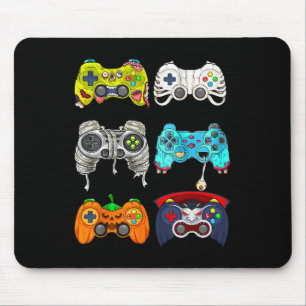 Halloween Skeleton Zombie Gaming Controllers Mummy Mouse Pad