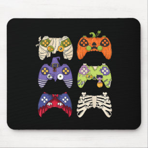 Halloween Skeleton Zombie Gaming Controllers Mummy Mouse Pad