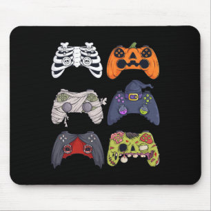 Halloween Skeleton Zombie Gaming Controllers Mummy Mouse Pad