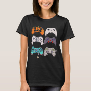Halloween Skeleton Zombie Gaming Controllers Mummy T-Shirt
