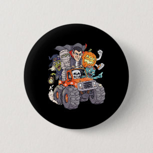 Halloween Skeleton Zombie Monster Truck Vampire Bo 6 Cm Round Badge