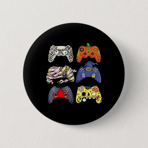 Halloween Skeleton Zombie Witch Controller Mummy B 6 Cm Round Badge